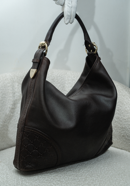 Guccissima Leather Signoria Hobo Bag