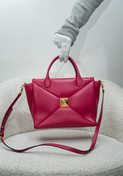 Nappa One Stud Leather
