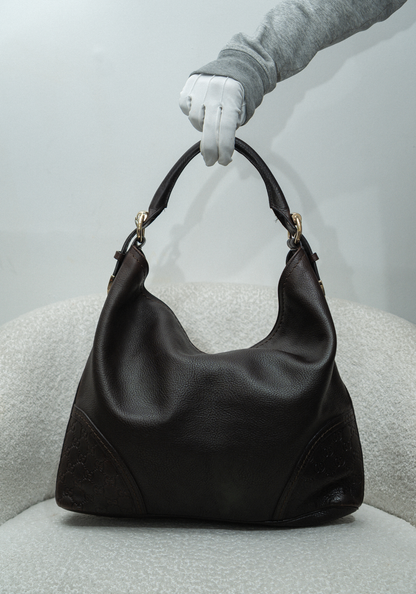 Guccissima Leather Signoria Hobo Bag