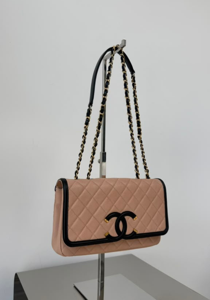 Caviar Quilted CC Filigree Flap