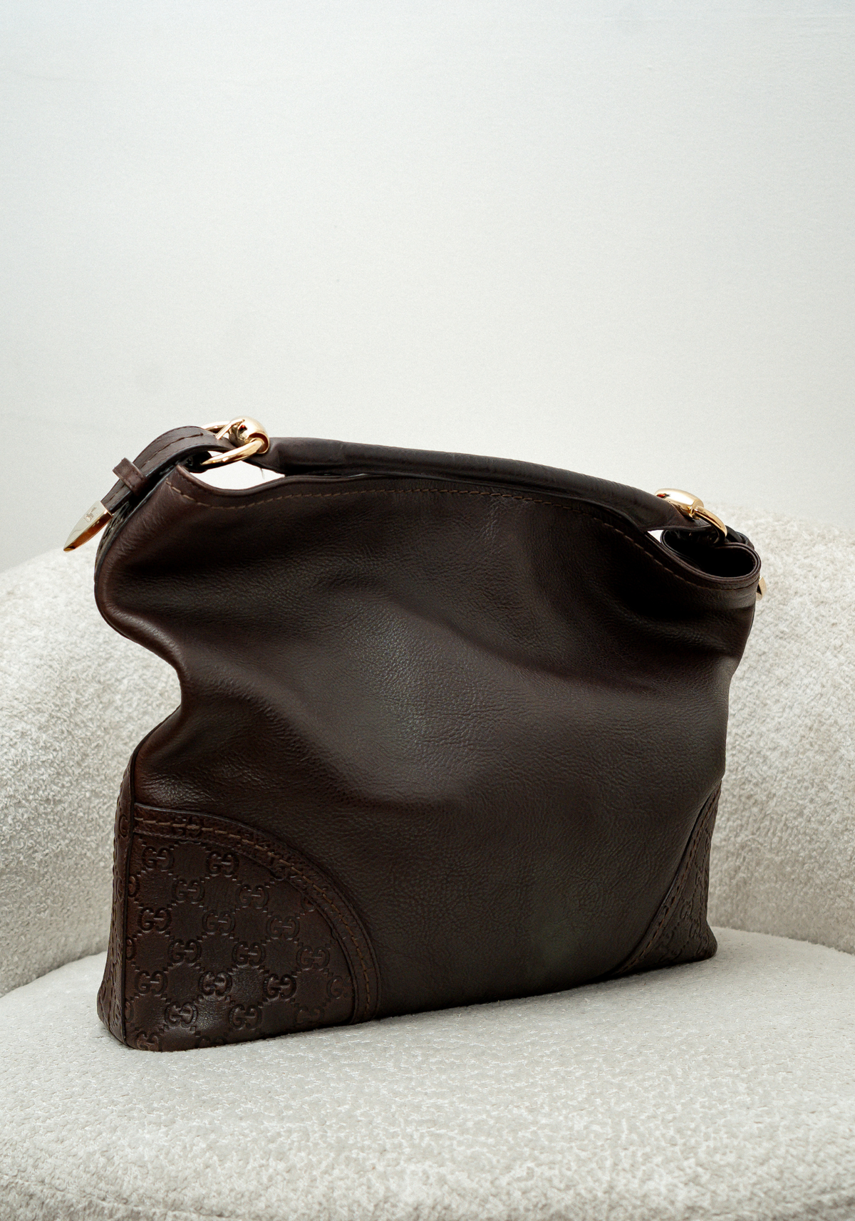 Guccissima Leather Signoria Hobo Bag