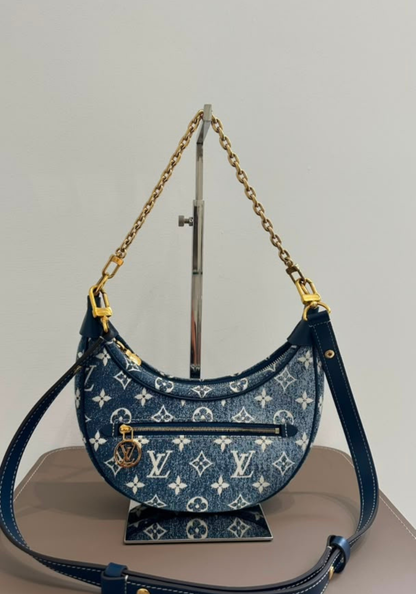 Jacquard Denim Loop Bleu