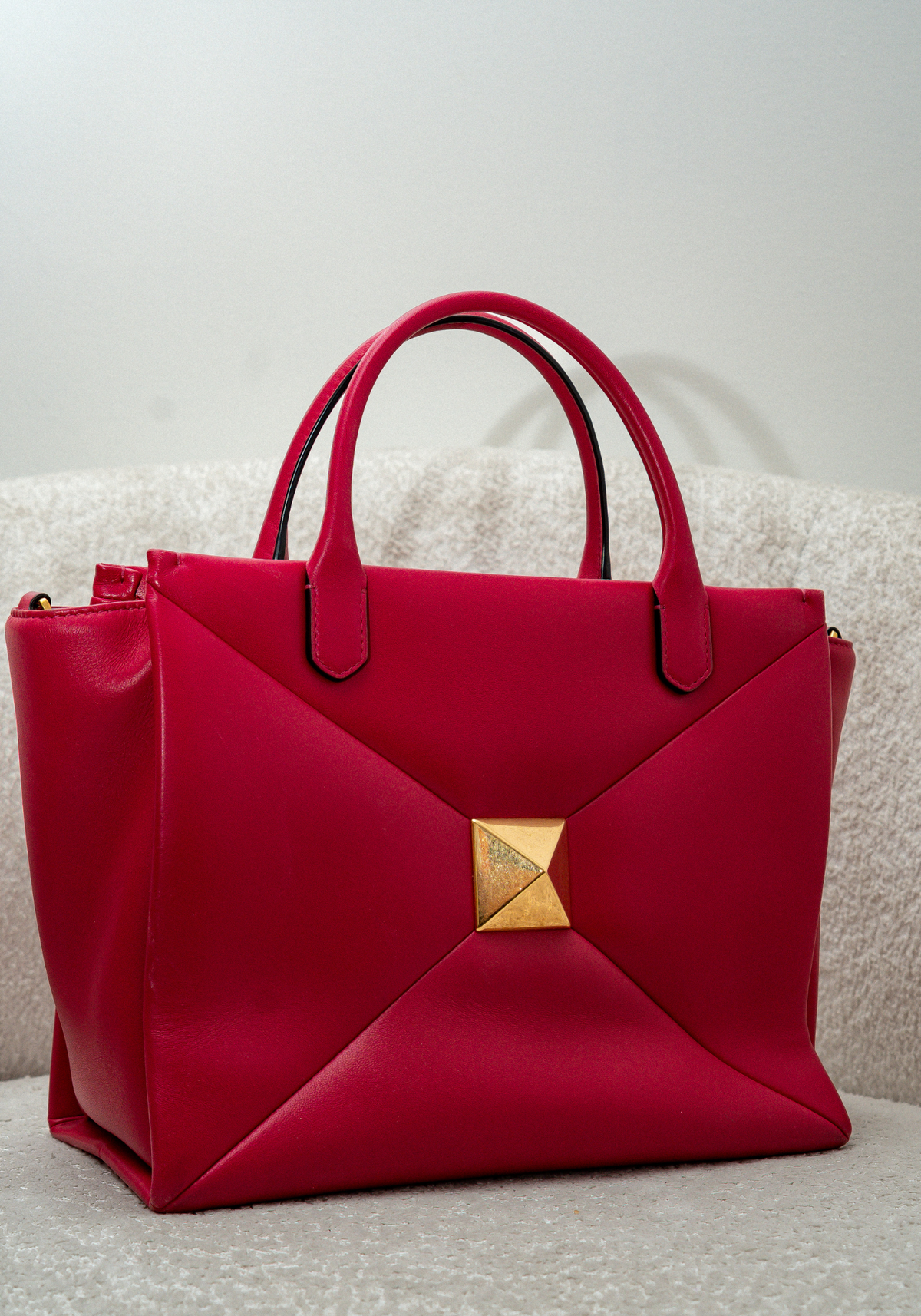 Nappa One Stud Leather