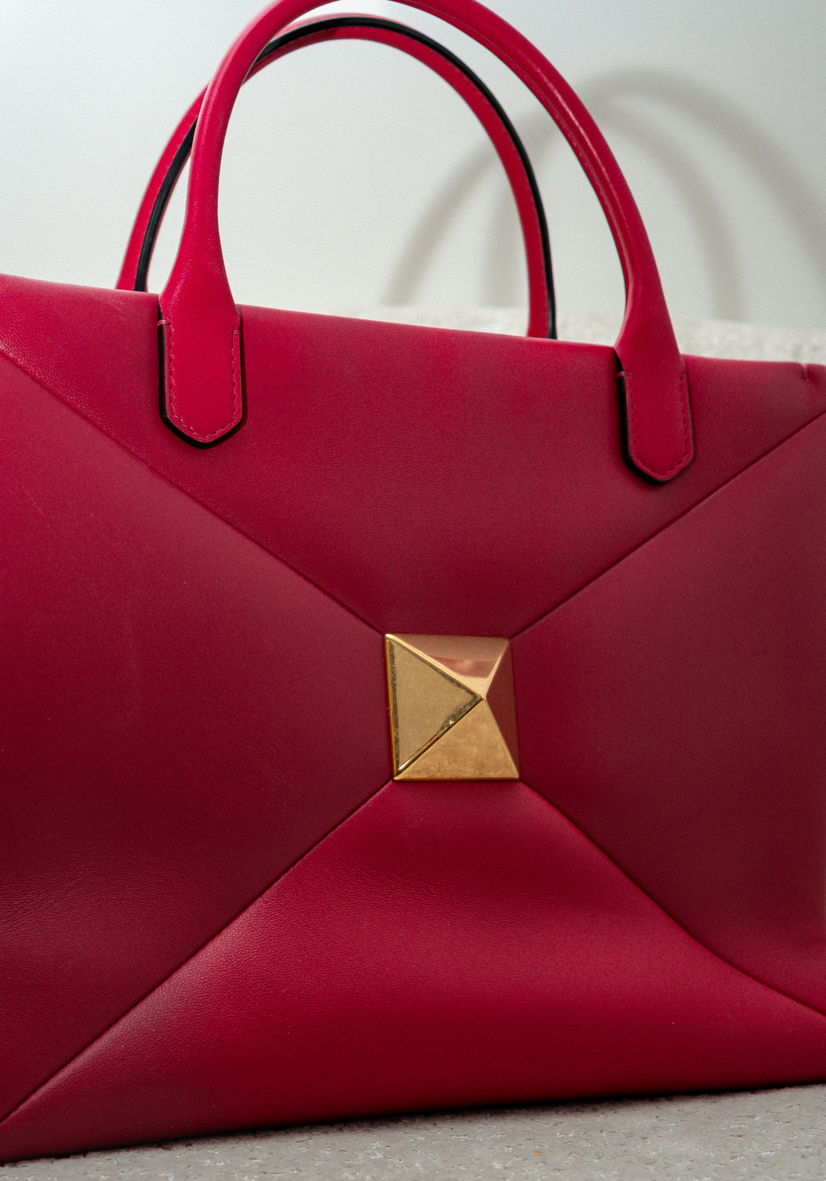 Nappa One Stud Leather
