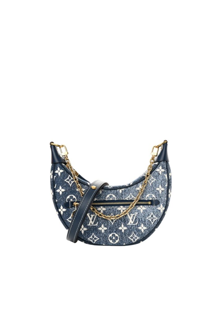 Jacquard Denim Loop Bleu